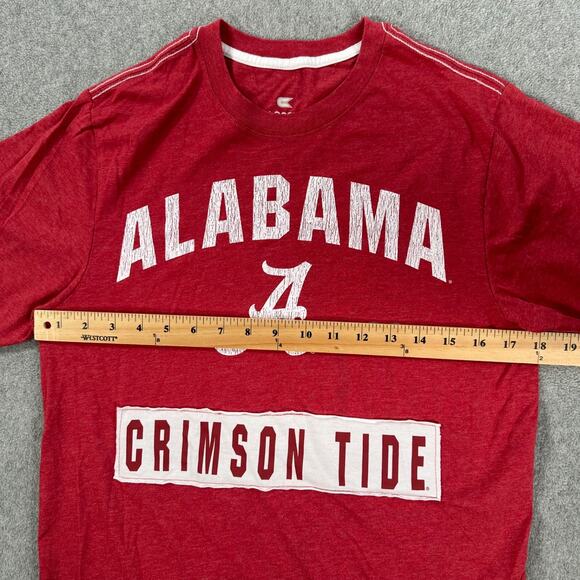 Alabama Crimson Tide Colosseum Short Sleeve Tee Shirt Mens Small Bama Distressed - Picture 7 of 8